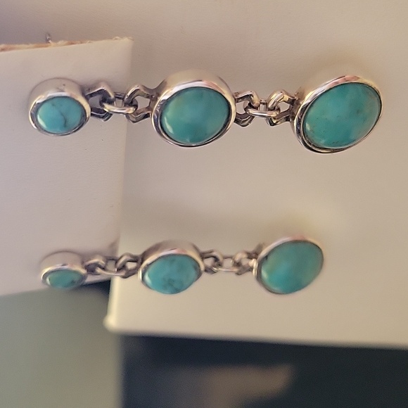 Whitney Kelly 925 Turquoise Earrings - Picture 4 of 7